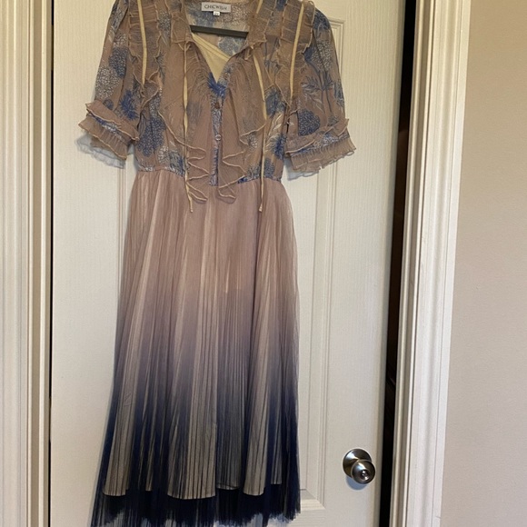 Chicwish Dresses & Skirts - Chicwish dress light pink and blue